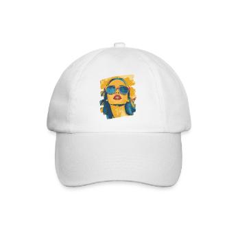 Summer Sun Retro - Baseball Cap - white/white - Front