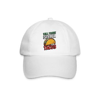 Remplacez votre sœur par des tacos - Casquette classique - blanc/blanc - Devant