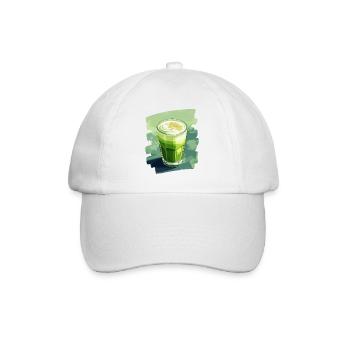 Matcha Latte Lover Green Tea - Baseball Cap - white/white - Front