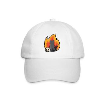 Purr-gatory - Baseball Cap - white/white - Front