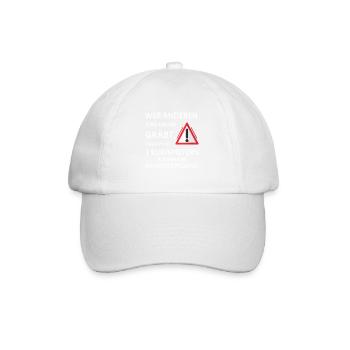 Qui creuse une fosse pour les autres - Drôle de dicton de bâtiment - Casquette classique - blanc/blanc - Devant