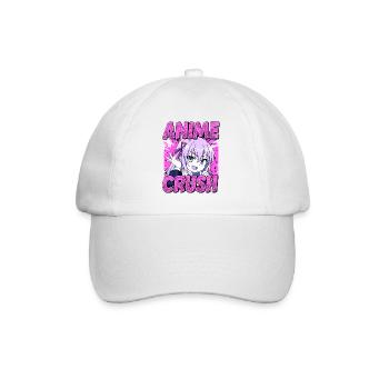 ANIME CRUSH - Pink Manga Otaku Vibes - Casquette classique - blanc/blanc - Devant