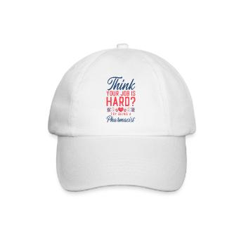 Pharmacy Tech Technician - Baseballkappe - Weiß/Weiß - Vorne