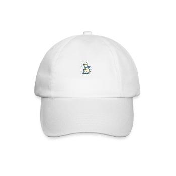 Cartoon llama for urban animal lovers - Baseball Cap - white/white - Front