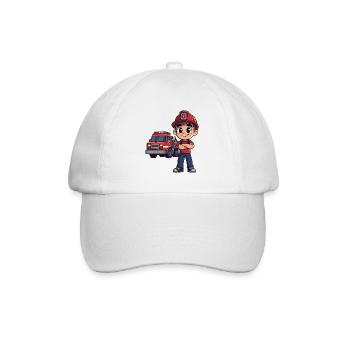 Children's Fire Brigade - Baseball Cap - white/white - Front