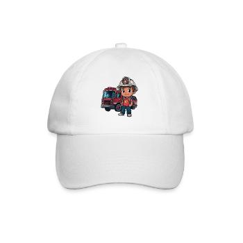 Children's Fire Brigade - Baseball Cap - white/white - Front