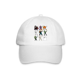Drôles de figurines d’Halloween Dabbing - Casquette classique - blanc/blanc - Devant