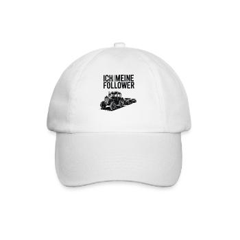 Moi et mes abonnés – Édition Traktor - Casquette classique - blanc/blanc - Devant