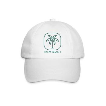 Palm Beach Beach Holidays - Baseball Cap - white/white - Front