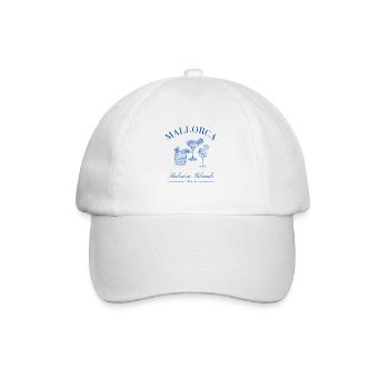Majorque Île des Baléares Cocktail dînatoire - Casquette classique - blanc/blanc - Devant