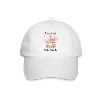 Announcing offspring I'm going to be a big sister in 2027 - Baseball Cap - white/white - Front