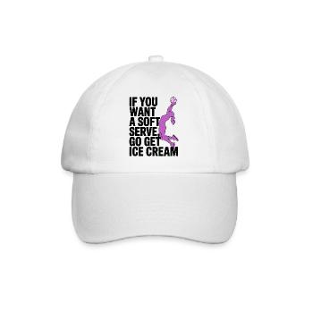 Soft-serve? Then off to the – volleyball - Baseball Cap - white/white - Front