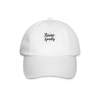 Neuro Sparkly Neurodiversity Autism Awareness - Baseball Cap - white/white - Front