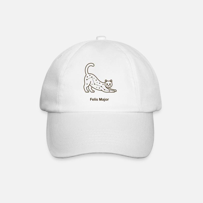 Felis Major - Baseballkappe - Weiß/Weiß