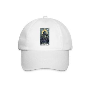 Skeleton Champion in Tarot Style - Baseball Cap - white/white - Front