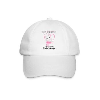 Announcing offspring I'm going to be a big sister in 2027 - Baseball Cap - white/white - Front