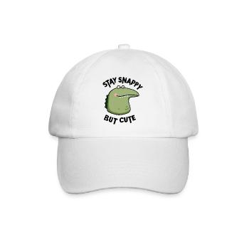 Snappy but cute - Baseballkappe - Weiß/Weiß - Vorne