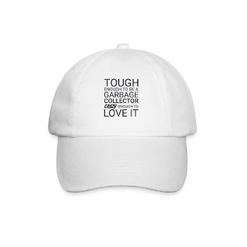 Ramasseur d’ordures Crazy - Casquette classique - blanc/blanc - Devant