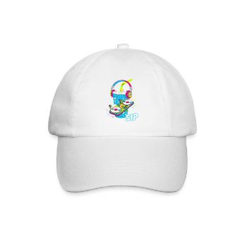 DJ Drink Beats avec Sip - Casquette classique - blanc/blanc - Devant