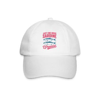Fischkonserven Sardine - Baseballkappe - Weiß/Weiß - Vorne