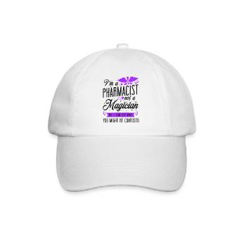 Technicien en pharmacie - Casquette classique - blanc/blanc - Devant