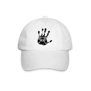 The Gamer in You (Black) - Baseball Cap - white/white - Front