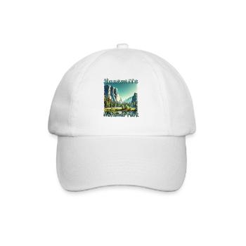 Parc national de Yosemite Printemps Nature Randonnée - Casquette classique - blanc/blanc - Devant