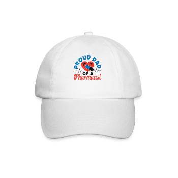 Pharmacy Tech Technician - Baseball Cap - white/white - Front