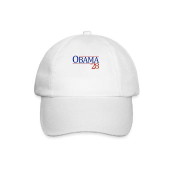 Obama '28 Obama 2028 President Barack Obama 2028 - Baseball Cap - white/white - Front