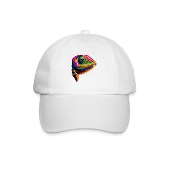Chameleon Lizard Reptile Chameleon Iguana Lizard - Baseball Cap - white/white - Front