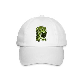 Serious About Blue Tongue Skinks Reptile Keeper - Baseball Cap - white/white - Front