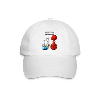 Chimie Vous réagissez de manière excessive - Casquette classique - blanc/blanc - Devant