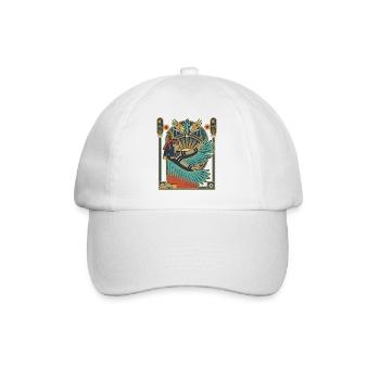 MAAT Göttin der Gerechtigkeit - Baseballkappe - Weiß/Weiß - Vorne