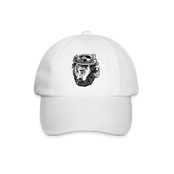 Colorful Geometric Abstract Design - Baseball Cap - white/white - Front
