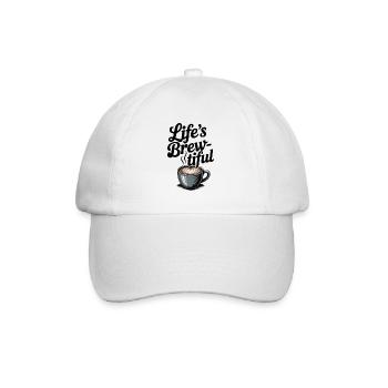 Life’s Brew-tiful - Baseball Cap - white/white - Front