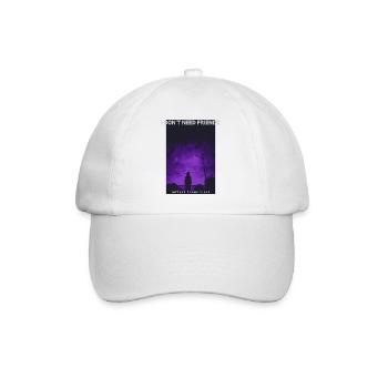 Im Late I Dont Care Saying Neon Motif Dark Phonk - Baseball Cap - white/white - Front