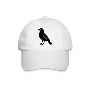 Raven - Baseball Cap - white/white - Front