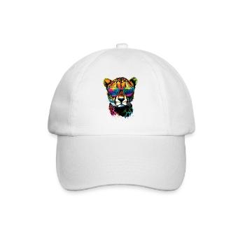 Cheetah Cheetah Big Cat Cat Lover Cheetah - Baseball Cap - white/white - Front