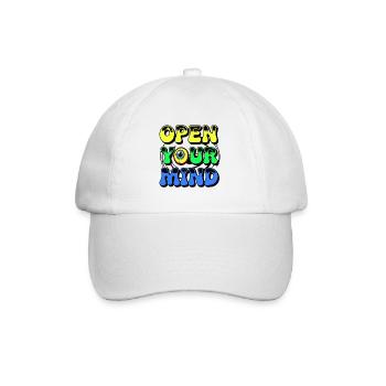 Vibrant Eye-Design  - Baseball Cap - white/white - Front