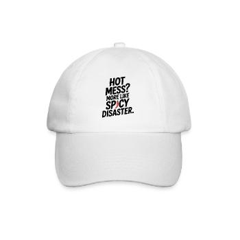 Désordre chaud ? Plutôt comme un désastre épicé - Casquette classique - blanc/blanc - Devant
