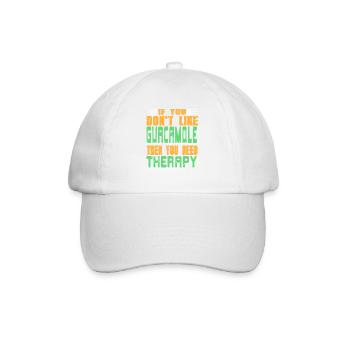 If It's Not Guacamole I Think About It - Baseball Cap - white/white - Front