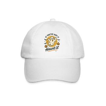 Si vous l’avez Hantez-le drôle Costume d’Halloween - Casquette classique - blanc/blanc - Devant