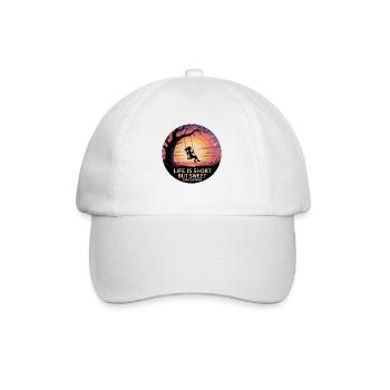  LIFE IS SHORT BUT SWEET FOR CERTAIN - Baseballkappe - Weiß/Weiß - Vorne