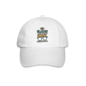 Optometrist Glasses Make Me Look Smart Eye Doctor - Baseball Cap - white/white - Front