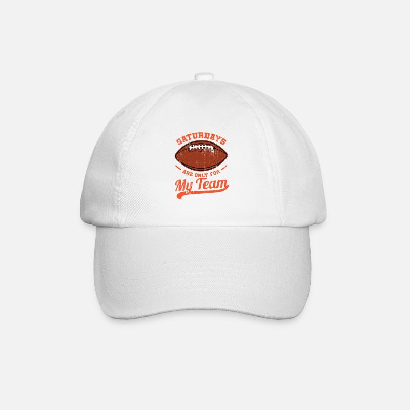Saturdays Are Only For My Team - Baseballkappe - Weiß/Weiß