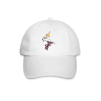 Adventure Monkey - Baseball Cap - white/white - Front