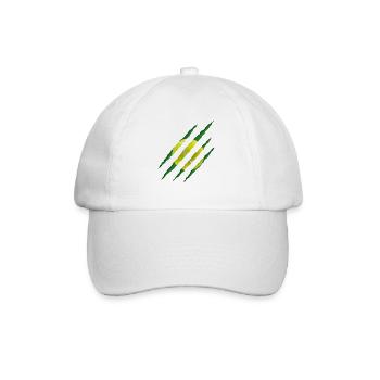 Balle de tennis Scratch Pattern - Casquette classique - blanc/blanc - Devant