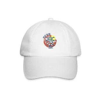 Japan Hero since April 1966 Geburtstaggeschenk - Baseballkappe - Weiß/Weiß - Vorne