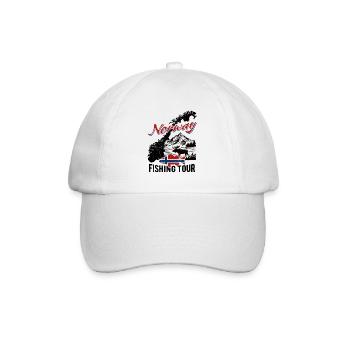 Norway Fishing Tour - Angler Gift - Baseball Cap - white/white - Front