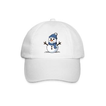 Snowman Winter Magic - Baseball Cap - white/white - Front